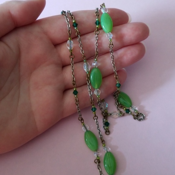 Long Flapper style beaded necklace! 1920's style - Picture 3 of 4